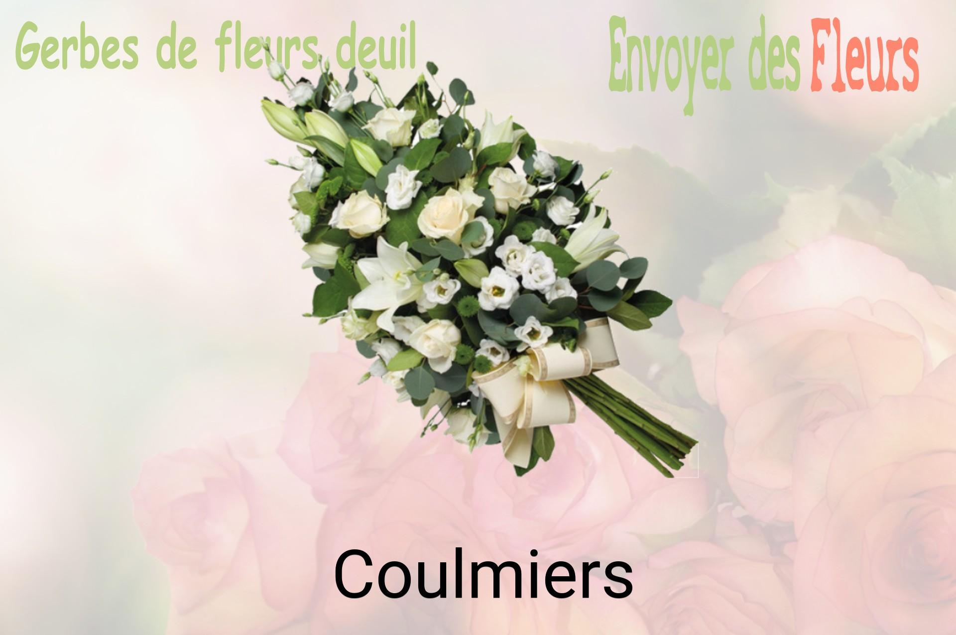 Gerbe de fleurs de deuil livrée à Coulmiers